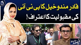 If there is no PTI candidate, voters will not vote for PML-N: Qadir Mandokhail - Aaj News