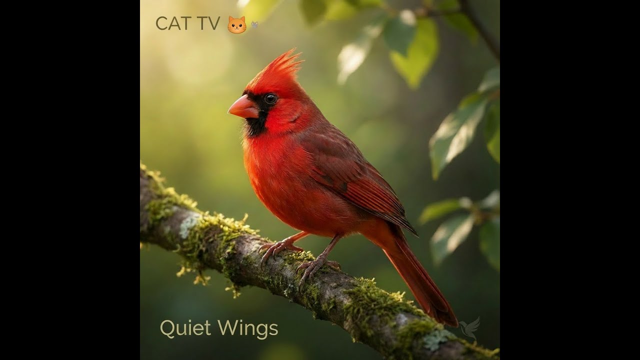 Cat TV 🐱 4K Bird Feeder Live Stream | Cardinals, Blue Jays & Squirrels for Cats to Watch