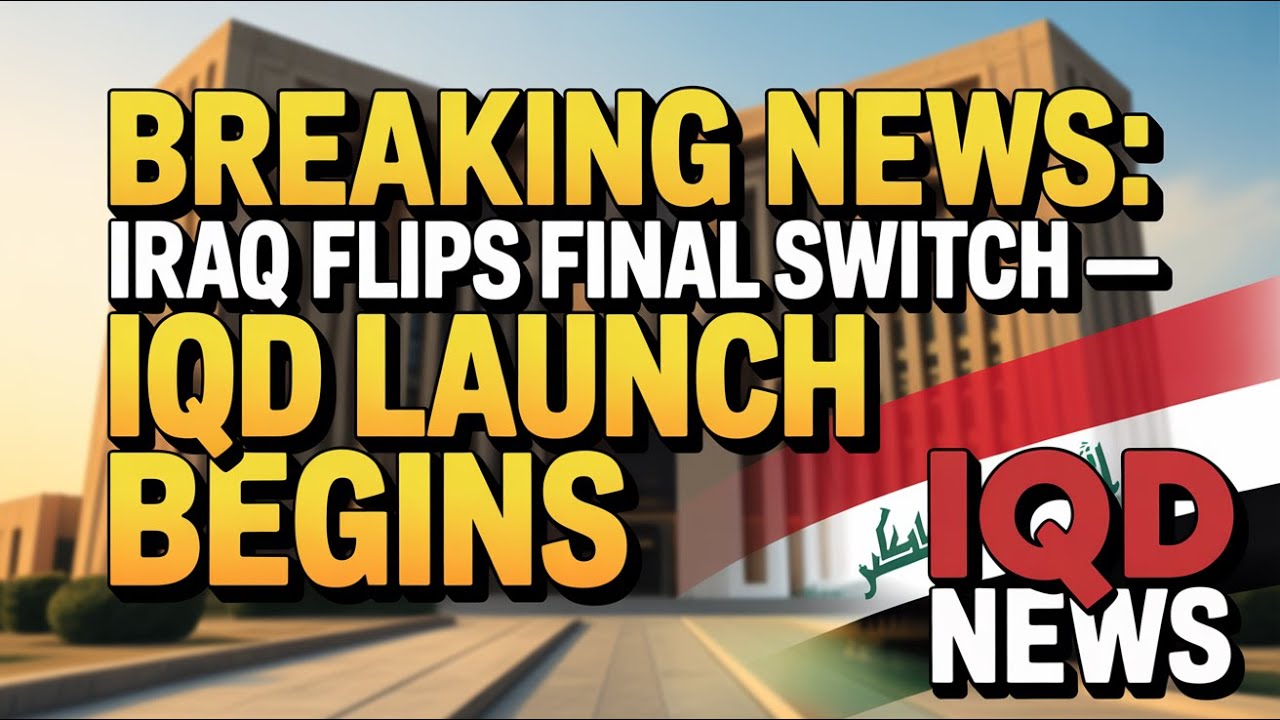 Срочные новости: Ирак сделал последний сигнал тревоги — начался запуск IQD.