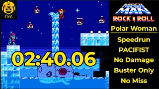 Mega Man: Rock N Roll - Polar Woman: Speedrun, Pacifist, No Damage, Buster Only, No Miss in 02:40.06