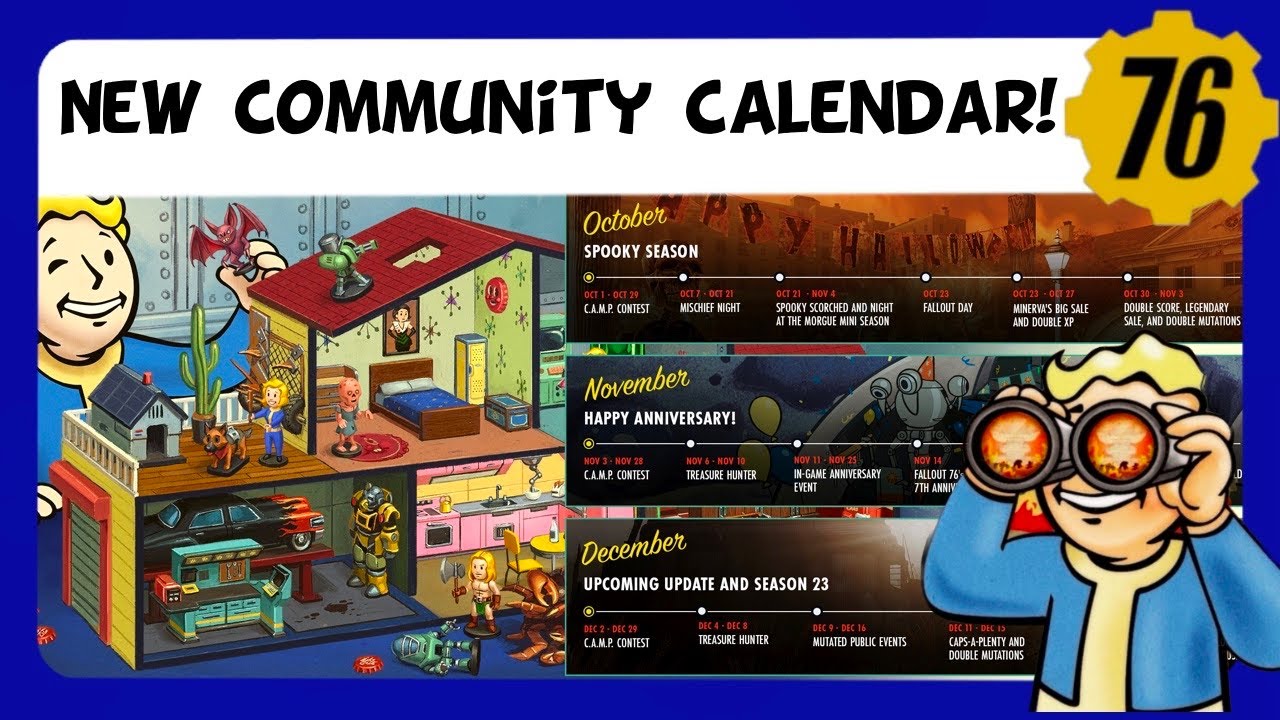 Season 22 Coming Sooner than you think! Plus new events & spooky mini season | Fallout 76