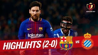 Highlights FC Barcelona vs RCD Espanyol (2-0)