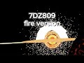 7DZ809 fire version. Blender 3D.