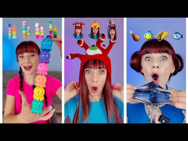 The Weirdest Hats, Earrings, Pencil Cases 🫣 in the world Compilation #unboxing