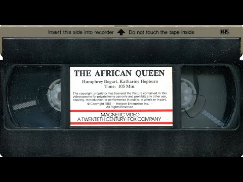 Opening/Closing to The African Queen (US VHS; 1979) [1980 re-print