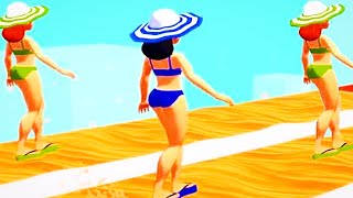 SHOE RACE 👸👠 👠 All Levels Gameplay Walkthrough ios android - Level 1 - 2 screenshot 1