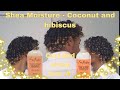 Washday using the Shea Moisture Coconut and Hibiscus shampoo and conditioner | SouthAfrican Youtuber