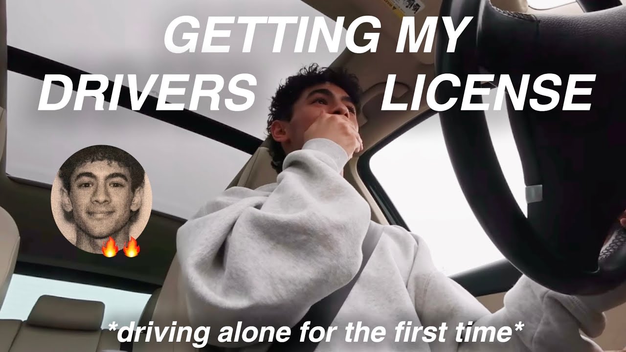 GETTING MY DRIVERS LICENSE *taking the test + first time driving alone*