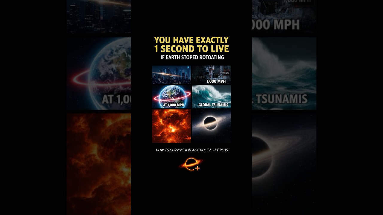 You have 1 second to live. 😱🌍