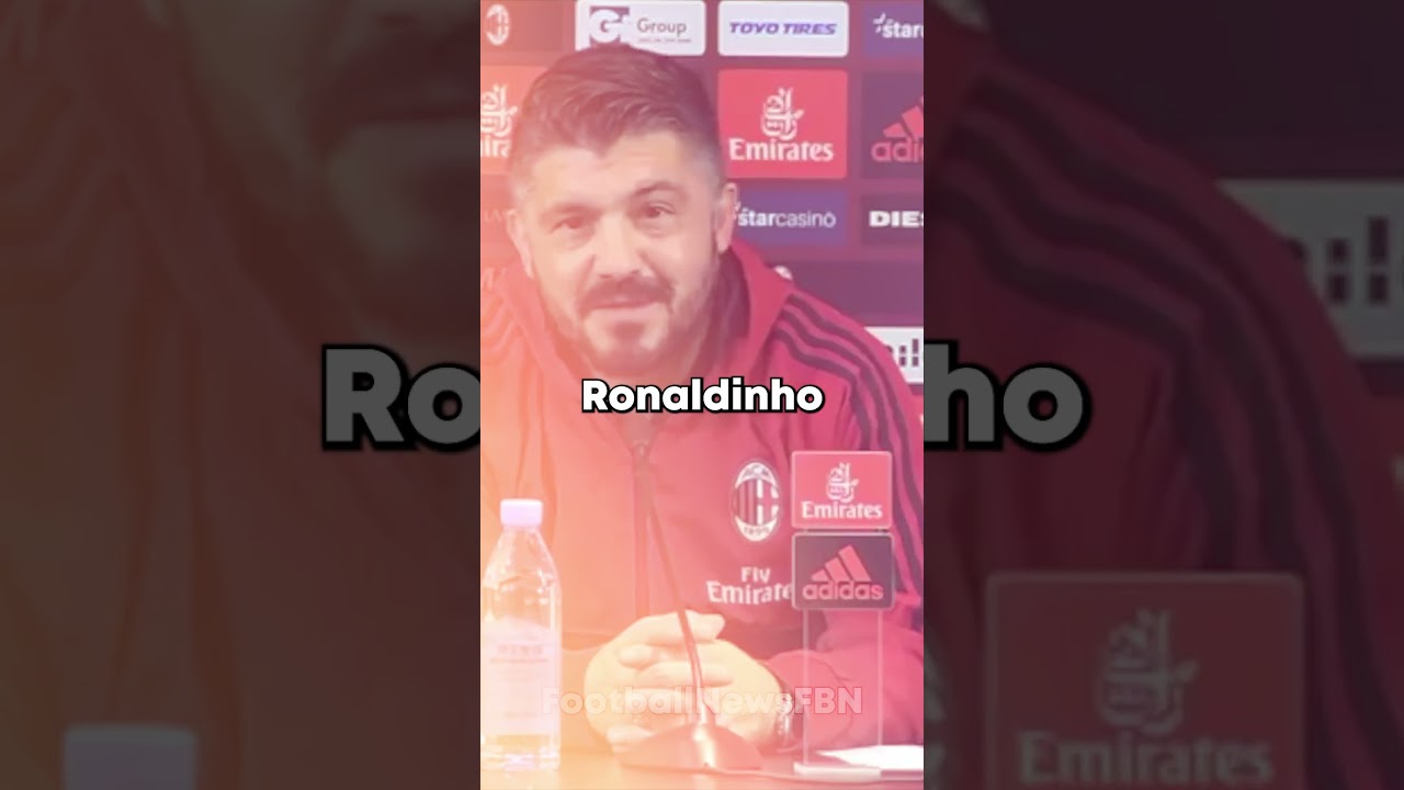 Gattuso's toughness with Ronaldinho 😂💔