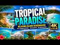 🌸 Tropical Escape | Relaxing Island Screensaver for Frame TV | 4K Ocean Paradise Ambience 🌊