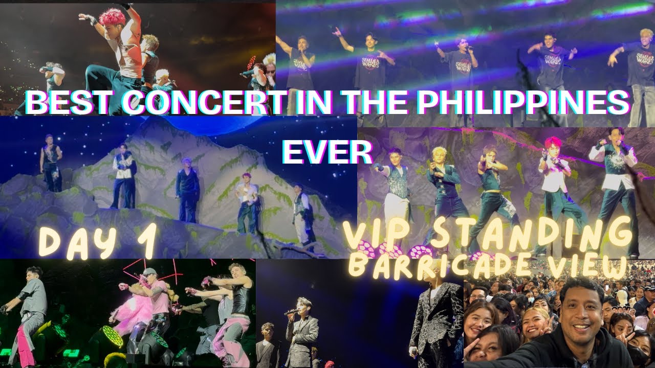 SB19 Начало и конец первого дня. Концерт на Филиппинской арене
