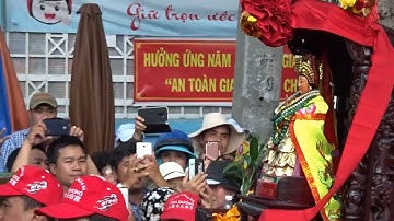Rước cộ bà Bình Dương 2019 - Thỉnh bà và cận cảnh 2 rõ mặt Bà nhất
