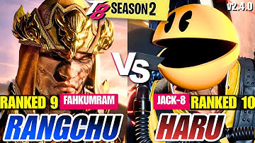 T8 | Rangchu (Fahkumram) vs Haru (Jack-8) | Tekken 8 High Level Matches