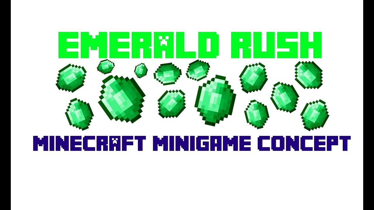 [14w06a] Emerald Rush - A Minecraft Mini-Game Concept using the new 'CanPlaceOn' data