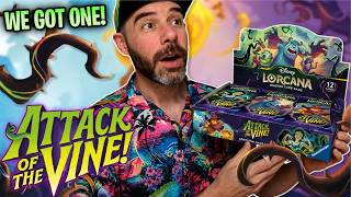 Disney Lorcana Attack of the Vine Booster Box | We Got An ENCHANTED!