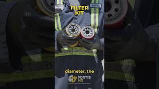 An Expert #Mechanic Swaps an OEM Filter With a #Baldwin Filter on a #CAT Machine #heavyduty #diy