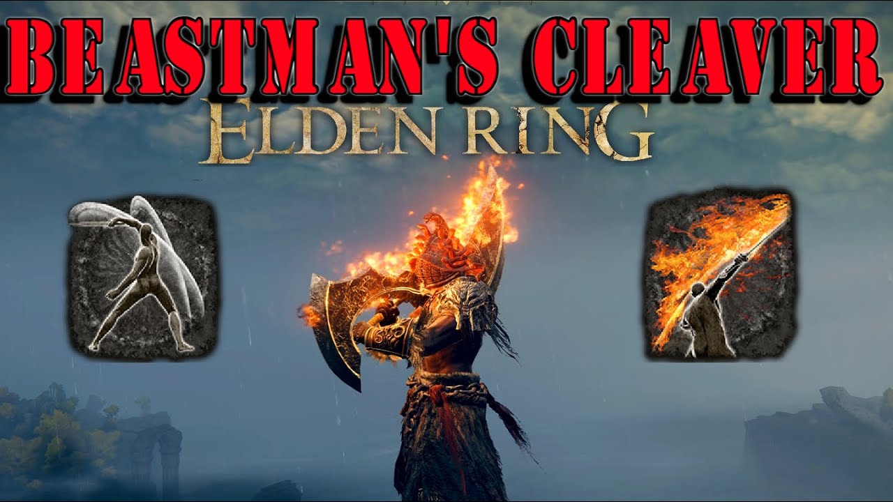 Beastman's Cleaver [ Elden Ring ] PvP Pure Strength Build YouTube