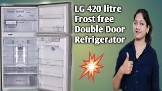LG Frost Free 420 Litre Double Door Refrigerator Review | Best Refrigerator with all features