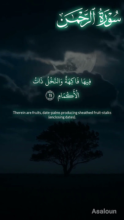 surah e rahman سورہ رحمان