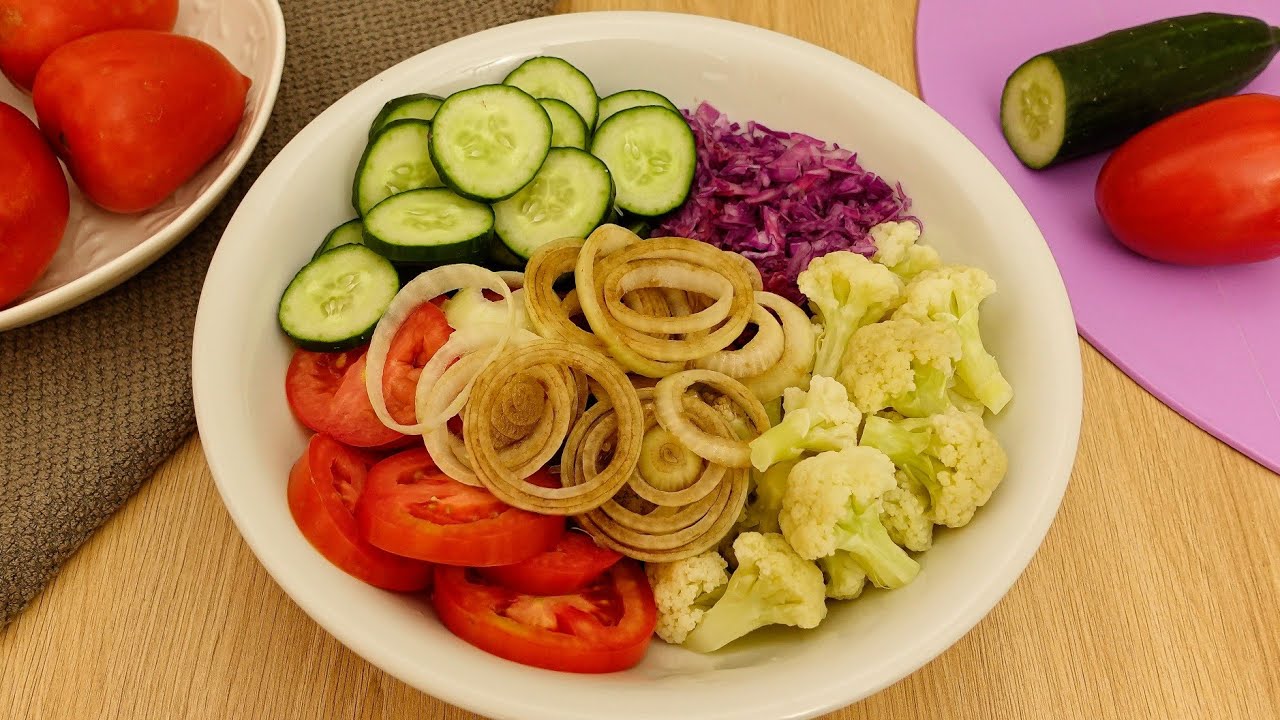 SALADA NUTRITIVA RICA EM FIBRAS DIETA PARA EMAGRECER 