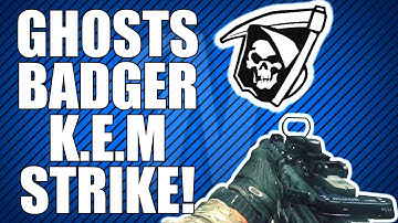 COD Ghosts: Honey Badger KEM Strike on Warhawk! (KEM Strike Saturday)