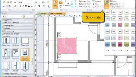 Create a floor plan in EdrawMax