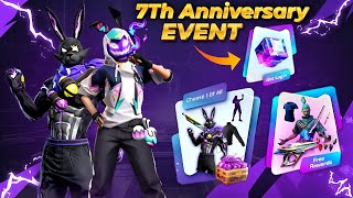 Free Fire 7th Anniversary Rewards l Free Fire New Event l Ff New Event l OB45 Update Free Fire