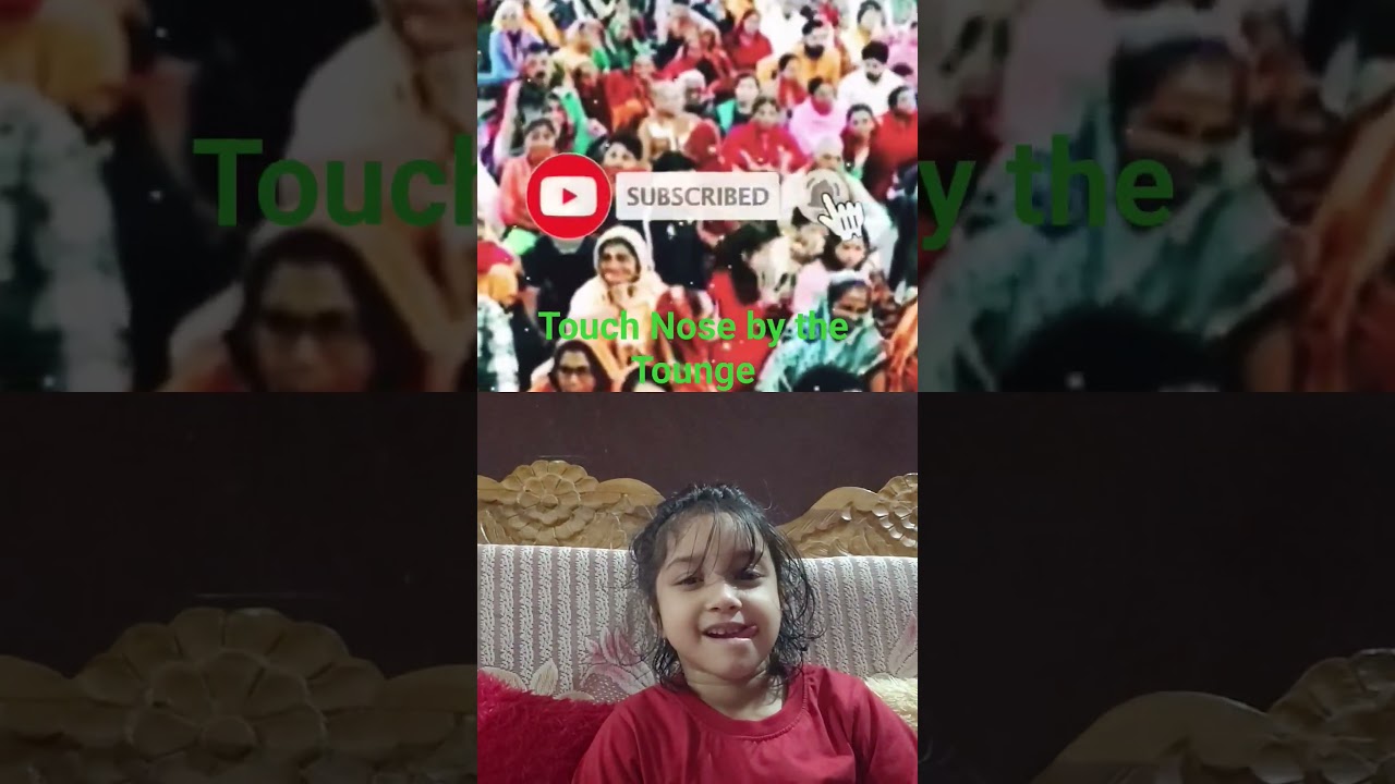 technique to touch nose by the tounge