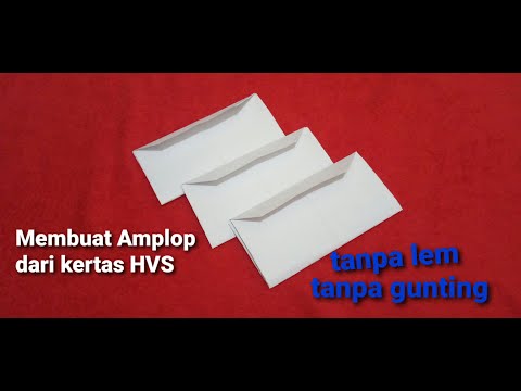 Video: Cara Membuat Amplop Dengan Tangan Anda Sendiri Di Komputer