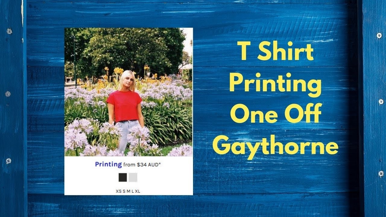 T Shirt Printing One Off Gaythorne