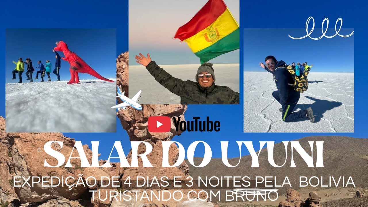 Bolívia - Salar do Uyuni expedição de 4 dias e 3 noite pelo deserto de Sal ✈️🇧🇴