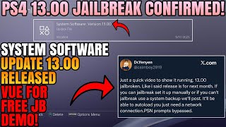 New Ps4 13.00 Playstation Vue Full Jailbreak Demo