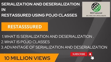 Serialization and Deserialization in RestAssured | POJO Classes |  @manojautomationtraining
