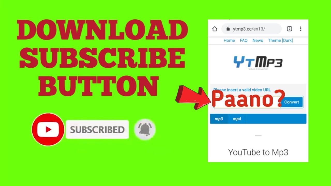 HOW TO DOWNLOAD GREEN SCREEN SUBSCRIBE BUTTON ANIMATION? | EASY STEP BY STEP