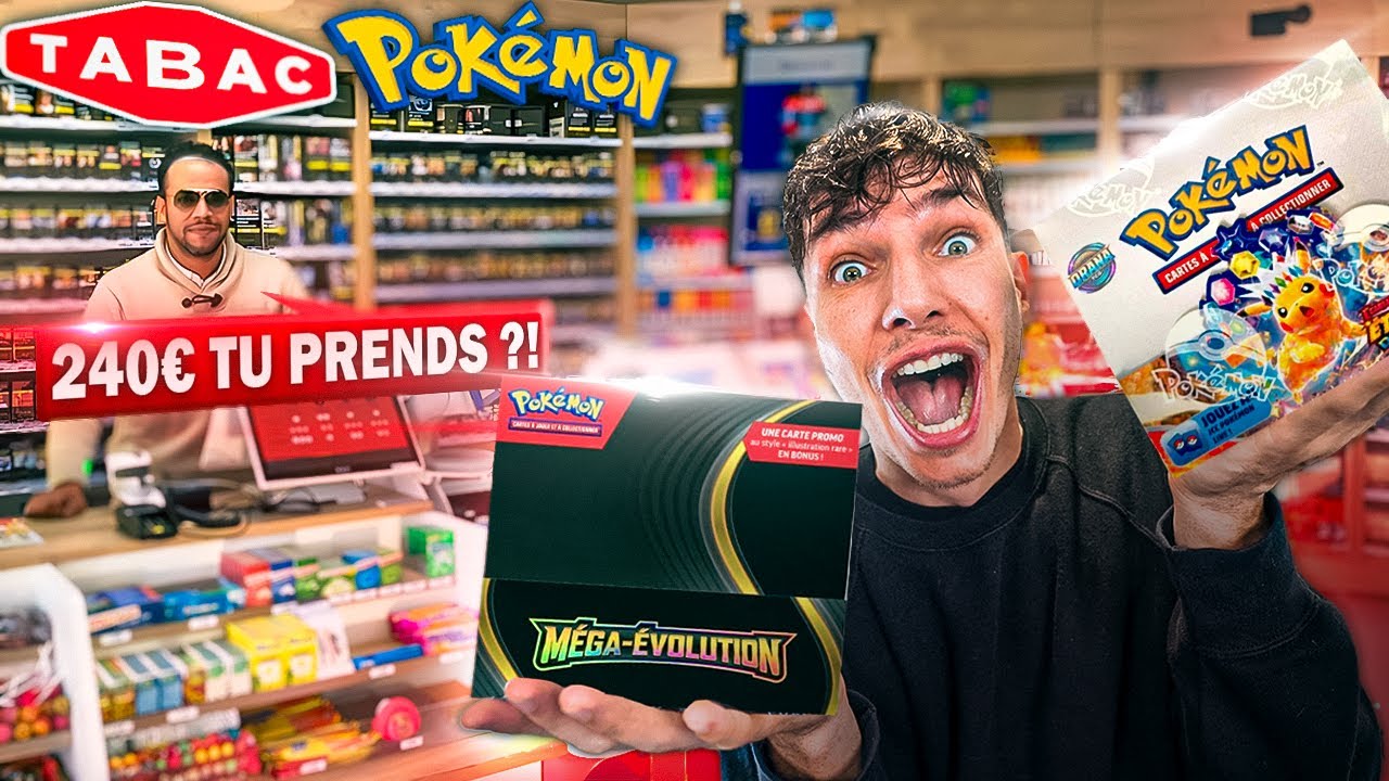 J'ai acheté 850€ de Display Pokémon dans les TABACS en Campagne