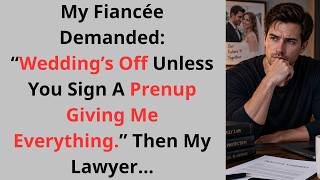 My Fiancée Demanded: “Wedding’s Off Unless You Sign A Prenup Giving Me Everything.” Then My Lawyer…