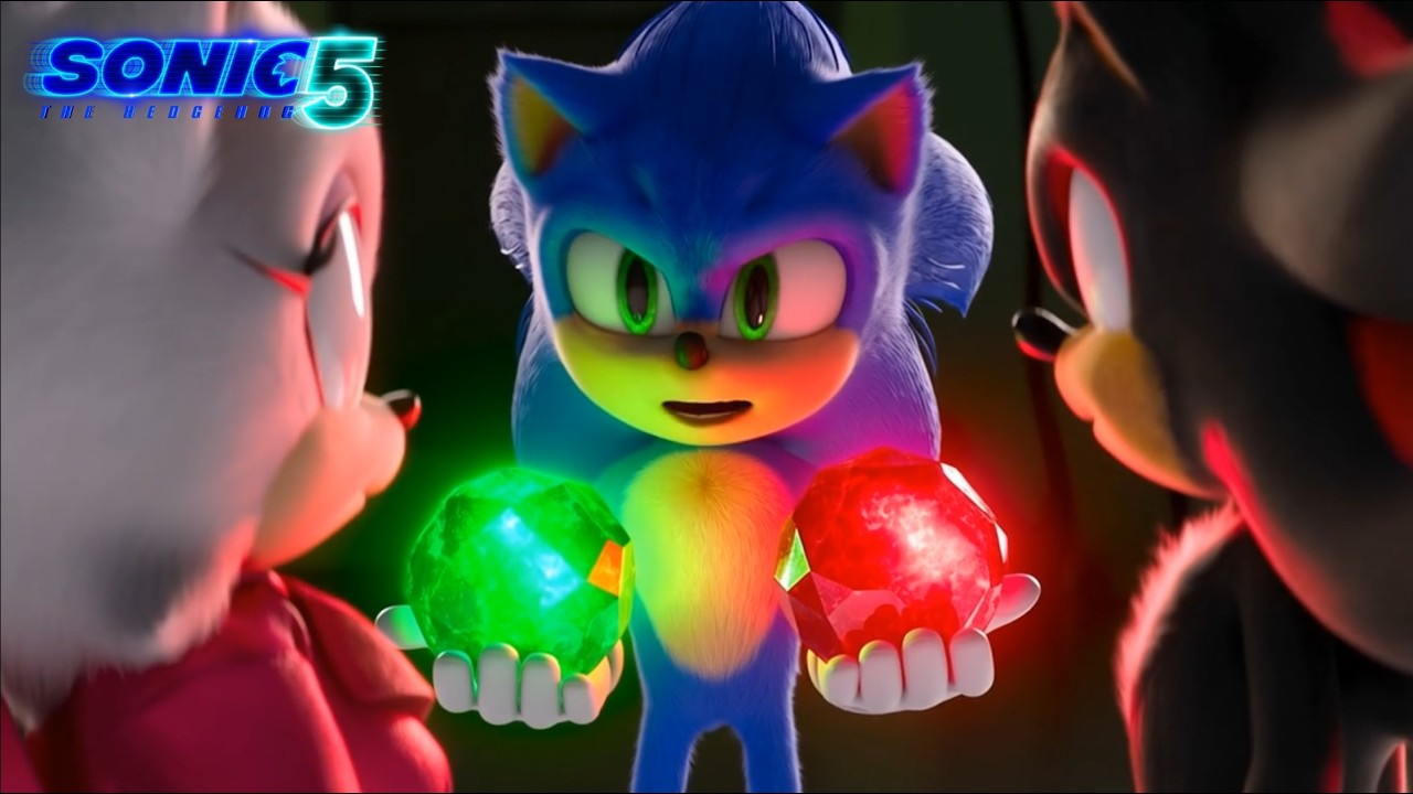 SONIC SHADOW Y ROUGE Salvan La Tierra EN SONIC 5 La Película  - Teoría