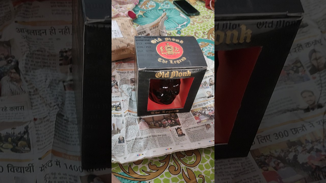 Unboxing Old Monk Legend 