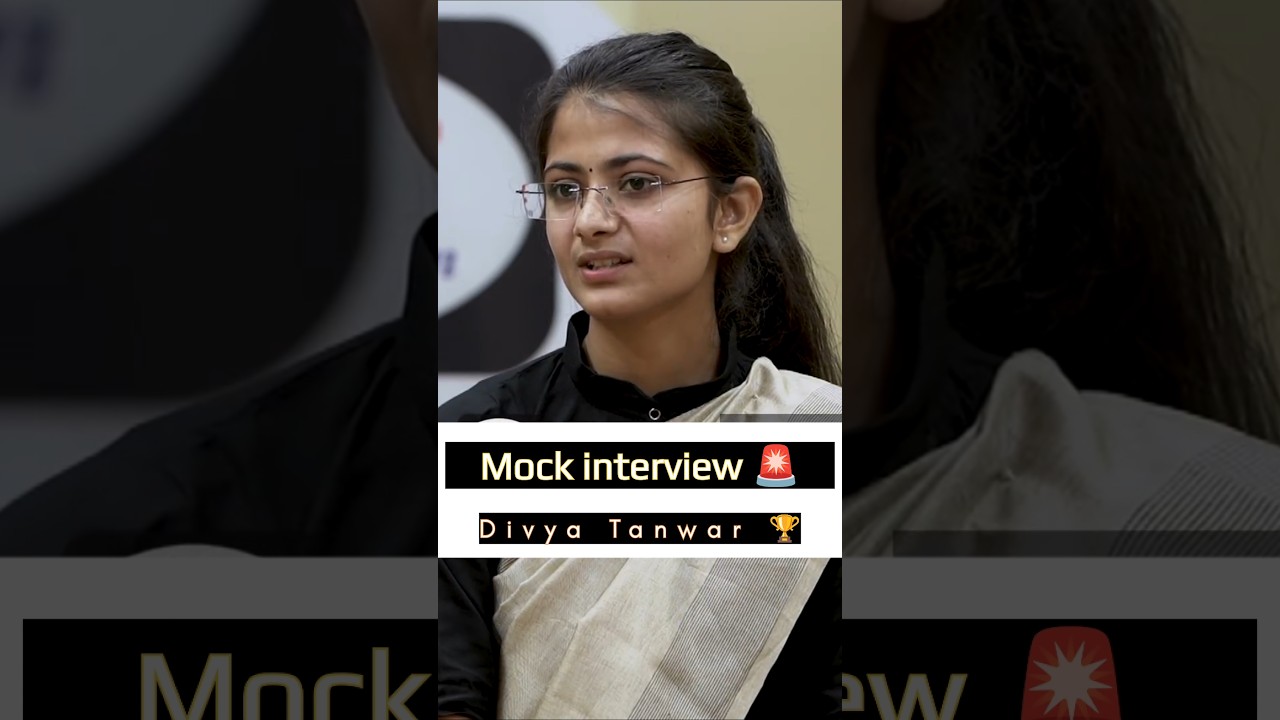 Divya Tanwar 🏆 | Mock Interview Hindi 🫡 