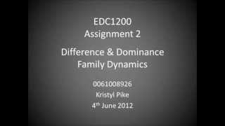 EDC1200 - Assignment No#2 Presentation