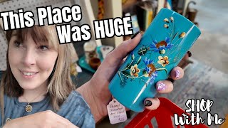 This Place WAS HUGE | Come ANTIQUE Shop With Me | Reselling