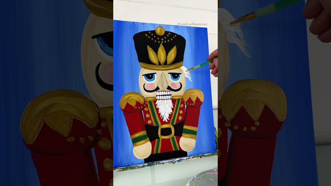[clip] Painting nutcracker hair! 🎨