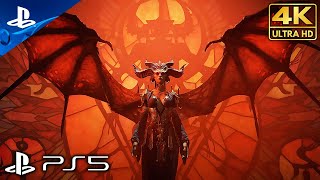 (PS5) Diablo 4 | Lilith, Creator of Sanctuary Final Boss Fight (4K 60FPS)
Diablo 4 is an action role-playing game developed and published by Blizzard Entertainment, and is the fourth main installment in the Diablo series. Players create their character from one of five playable classes: Barbarian, Druid, Necromancer, Rogue, and Sorcerer - and guide them through quests and combat in the world of Sanctuary after the resurrection of the demon Lilith.
The core formula for the series gameplay revolves around gradually obtaining stronger equipment by defeating increasingly difficult enemies. Enemies are fought using different character class skills which can be customized by equipment and talent trees. This concept is used to progress through the story and quests. Enemies are split into monster families which are defined by a theme, combat style, and their location. Each family contains different archetypes that hold different roles allowing for synergies of specialty abilities between family members. To differentiate between them, they have unique silhouettes, stances and weapons.
The playable characters effectiveness in combat is determined by their attributes and their boosts from equipped items. Offensive attributes include attack and critical chance which increase damage output. Defensive stats include elemental resistance and defense which increase how much damage can be taken. Diablo 4 introduces three new attributes: Angelic, Demonic, and Ancestral Power. Angelic and Demonic Power alter the duration of beneficial and negative effects respectively. Ancestral Power increases the chance of effects being applied to another entity. Weapons and gear have increasing rarity which are a general indicator of their power. The rarest items have unique effects that alter more than just the characters parameters. Gear can be further customized with runes and runewords. These items allow players to upgrade selected items with additional effects. They are split into two groups: condition runes, and effect runes. Effect runes describe the additional effects. Conditions runes describe the situations under which the effect runes will be active. These two items combine to form a runeword that then can be applied to an item.
00:00 - Intro Cutscene
02:58 - Boss Fight
10:24 - Ending Cutscene (PS5) Diablo 4 | Lilith, Creator of Sanctuary Final Boss Fight (4K 60FPS)