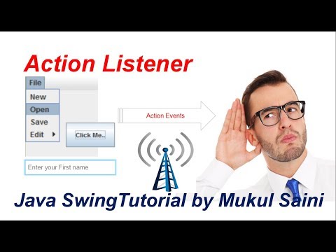 #14.2 Java Swing Tutorial | ActionListener in Java part-2 | ActionListener TextField Example