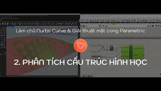 2. PHÂN TÍCH CẤU TRÚC HÌNH HỌC | Làm chủ Nurbs Curve &amp; Giải thuật mặt cong Parametric
