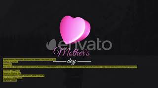 Mothers Day Sweet Titles Final | Apple Motion Template | VideoHive 26622670