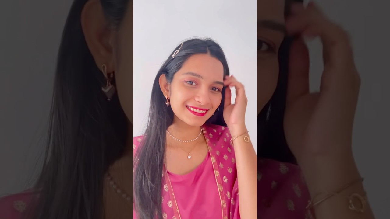 Sparkle season is here, and so is the glam! ✨💋 Festive Glam Makeup look ✨🩷