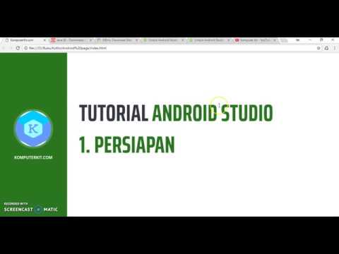 Tutorial Android Studio 1 Persiapan - YouTube