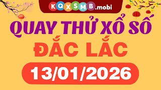Simulated Lottery Draw For Dak Lak On January 13 2026  Simulated Dak Lak Provincial Lottery Dra